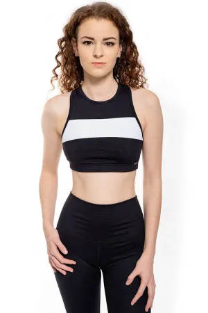2 Tone Racer Back Sports Bra