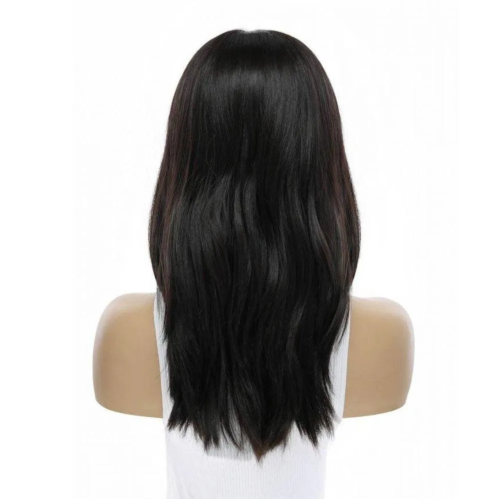 20" Secret Lace Top Wig #1B Black