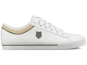 75450-145-M | UNISEX BCV LEATHER | WHITE/RIFLE GREEN/WHISPER WHITE