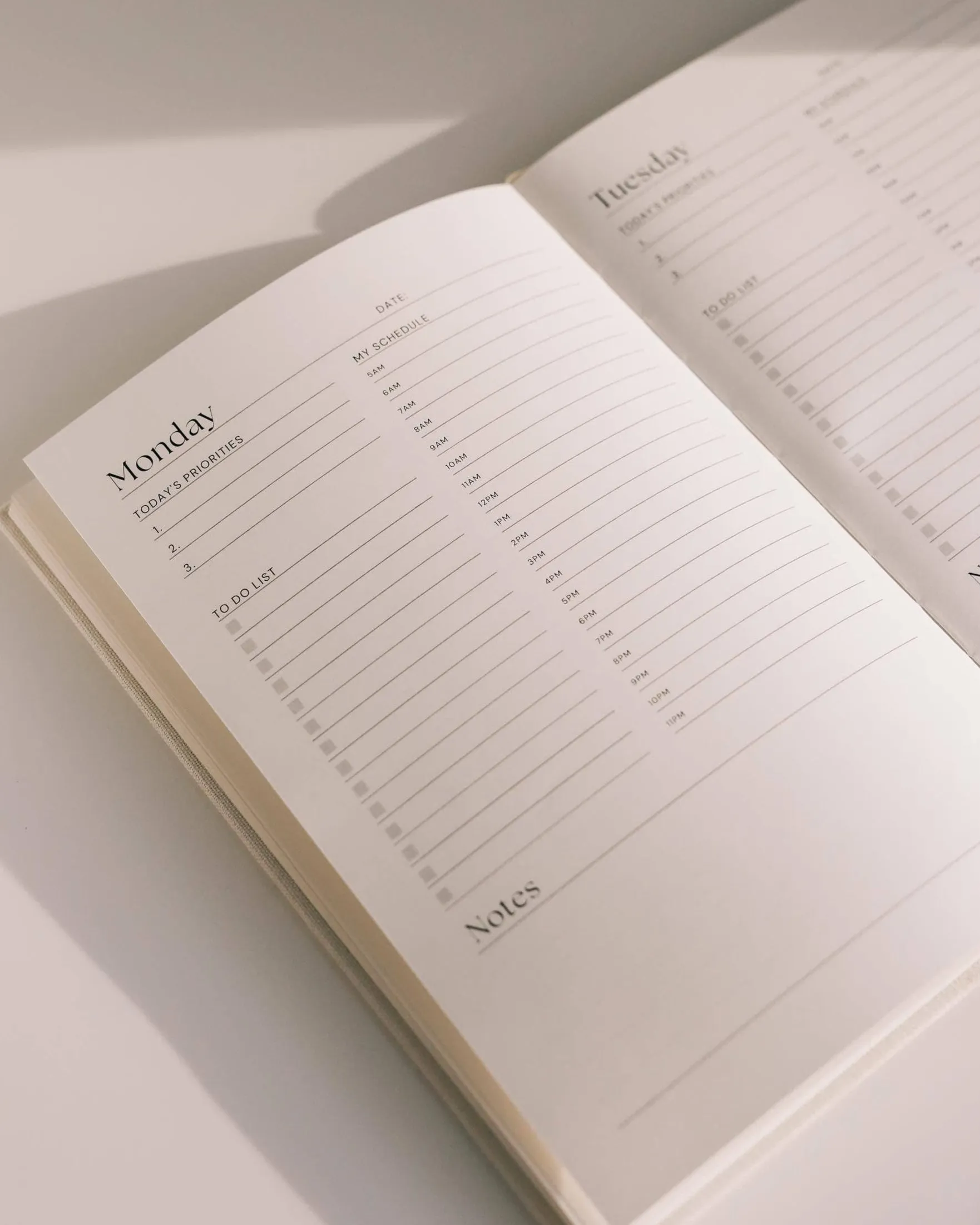 A DAILY PLANNER