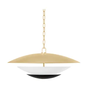 Adara Chandelier - Vintage Gold Leaf And Soft Black 4 Lights
