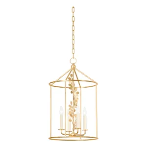 Adrienne Lantern - Vintage Gold Leaf