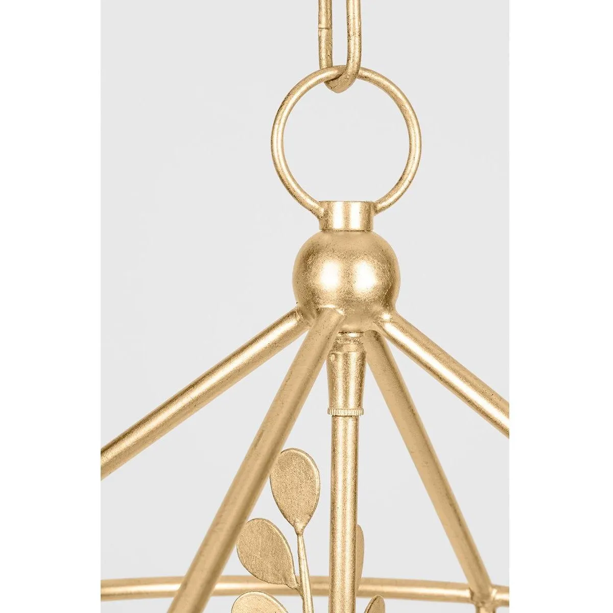 Adrienne Lantern - Vintage Gold Leaf