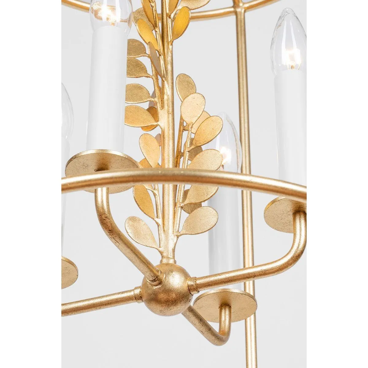 Adrienne Lantern - Vintage Gold Leaf