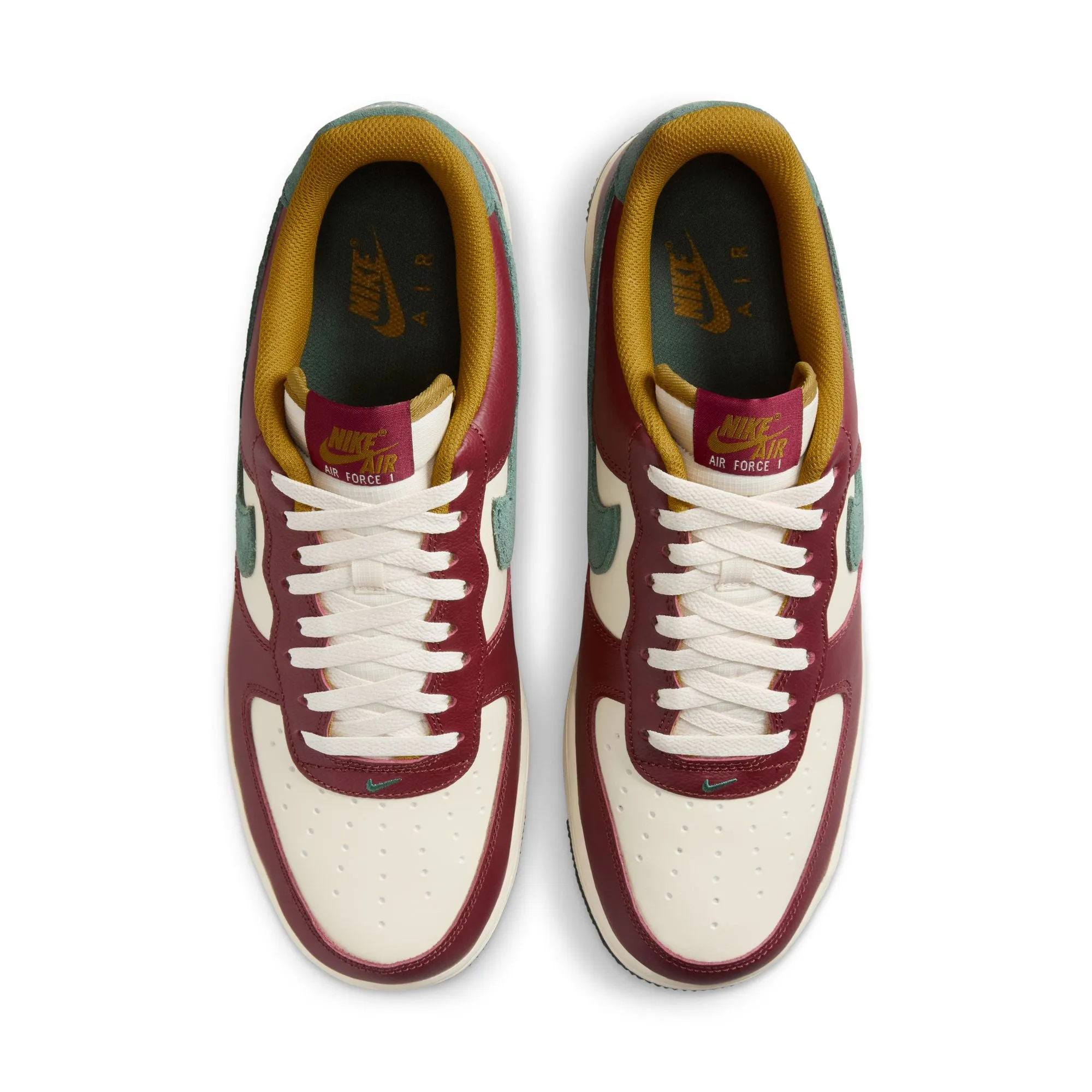 Air Force 1 '07 Lv8 Coconut Milk/Vintage Green-Dark Team Red
