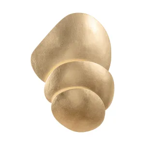 Akemi Wall Sconce - Vintage Gold Leaf 4 Lights