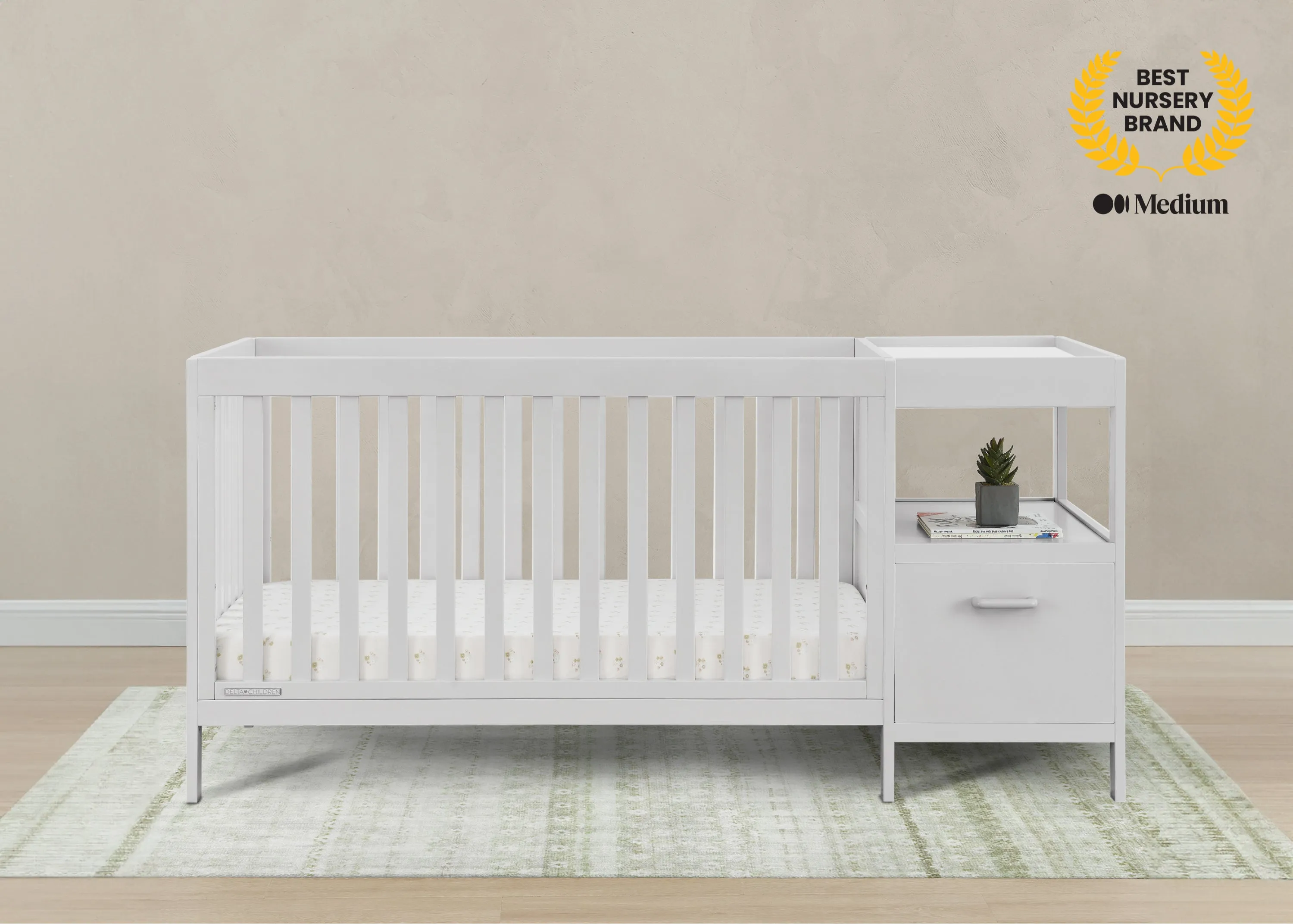 Alice 5-in-1 Convertible Crib and Changer