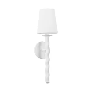 Alvaro Wall Sconce - Gesso White