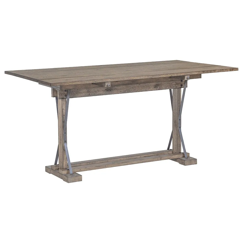 Arcadian Flip-Top Console Table - Burnished Oak - White Oak Solids