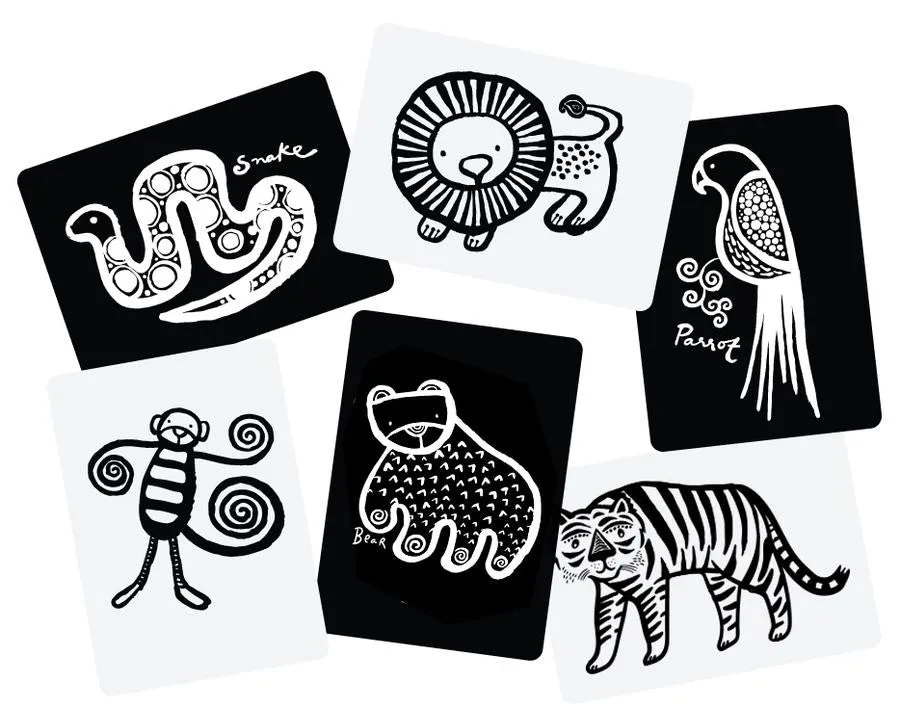 Art Cards For Baby Jungle