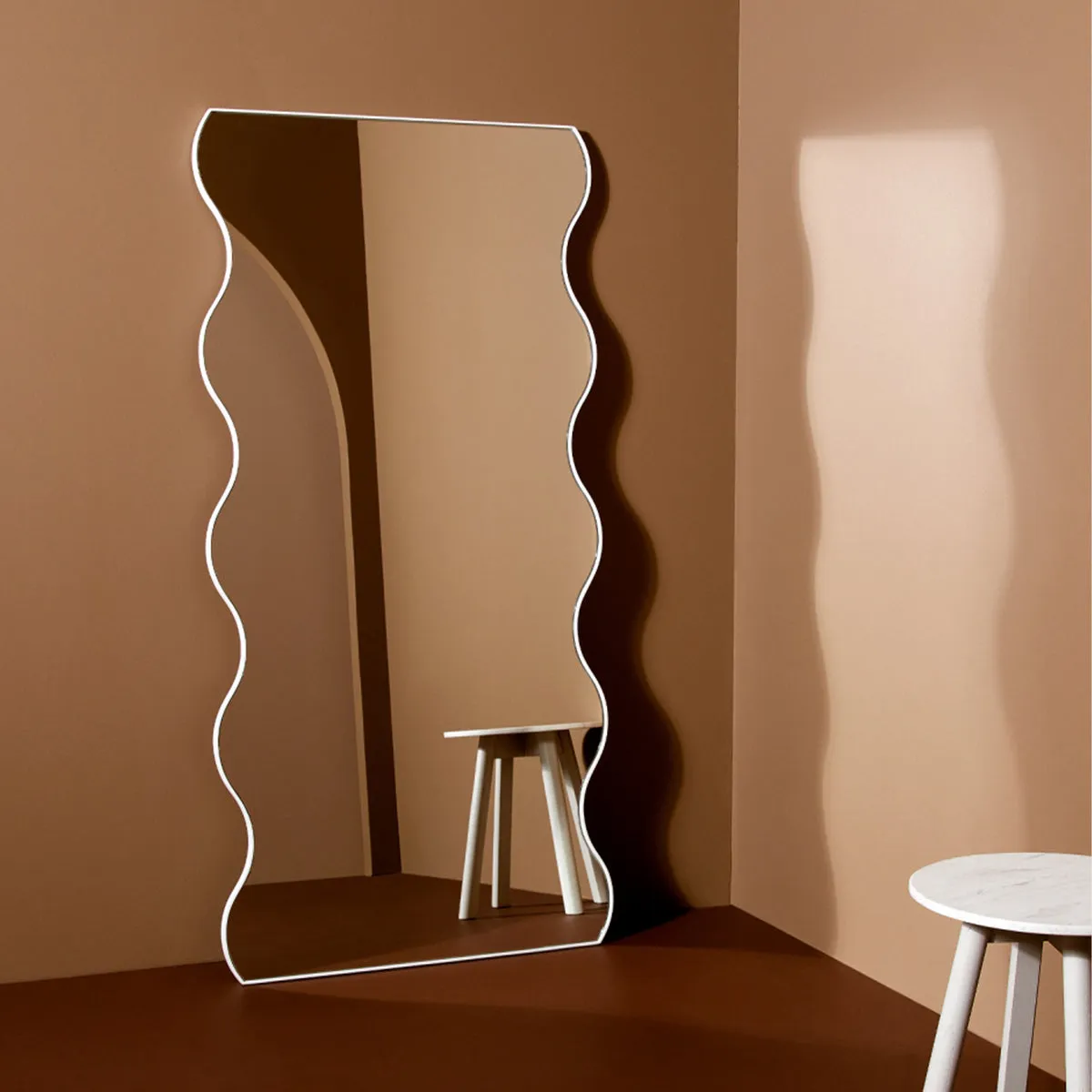 Artemis Leaner Mirror - Bright White