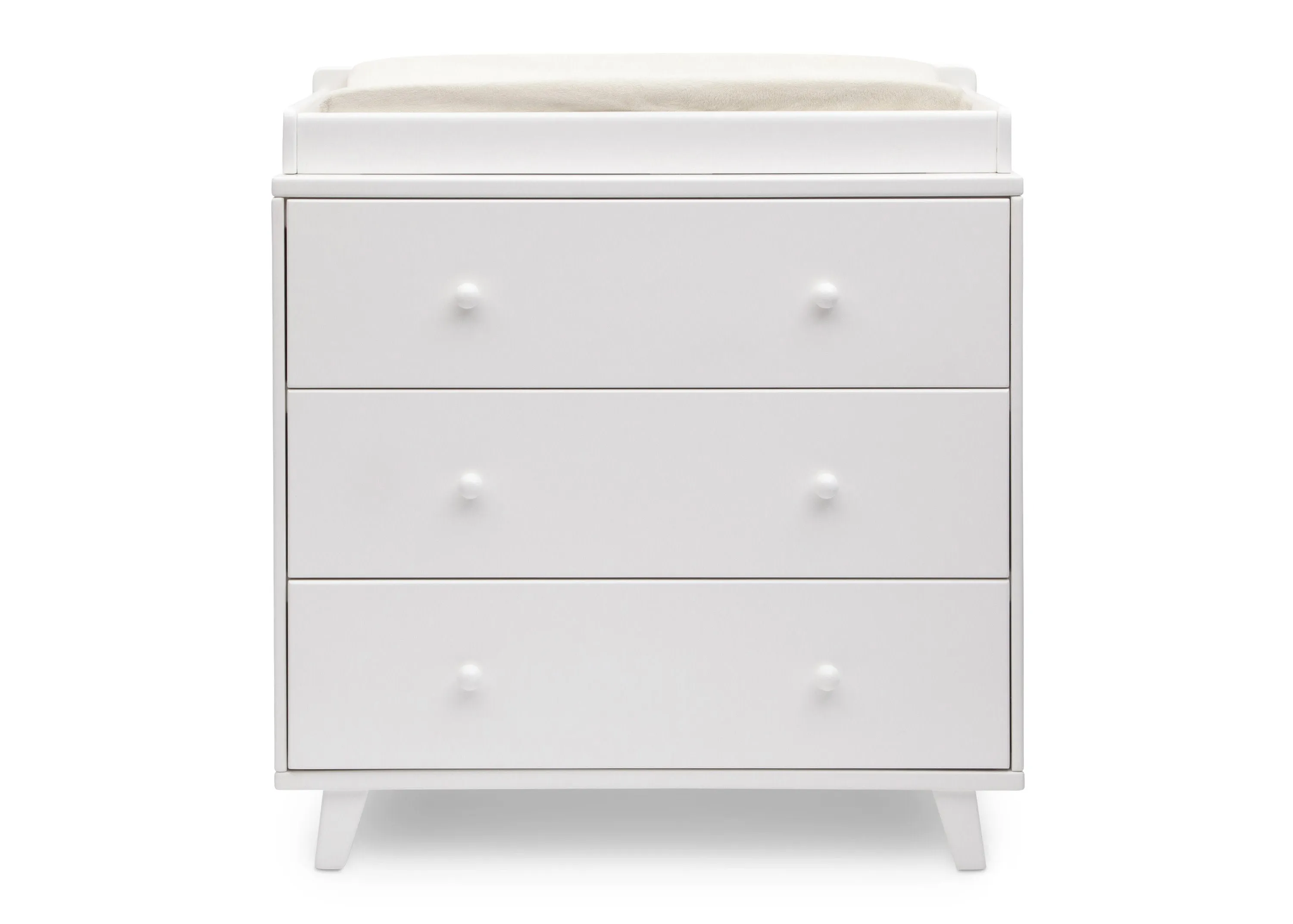 Ava 3 Drawer Dresser with Changing Top and Interlocking Drawers