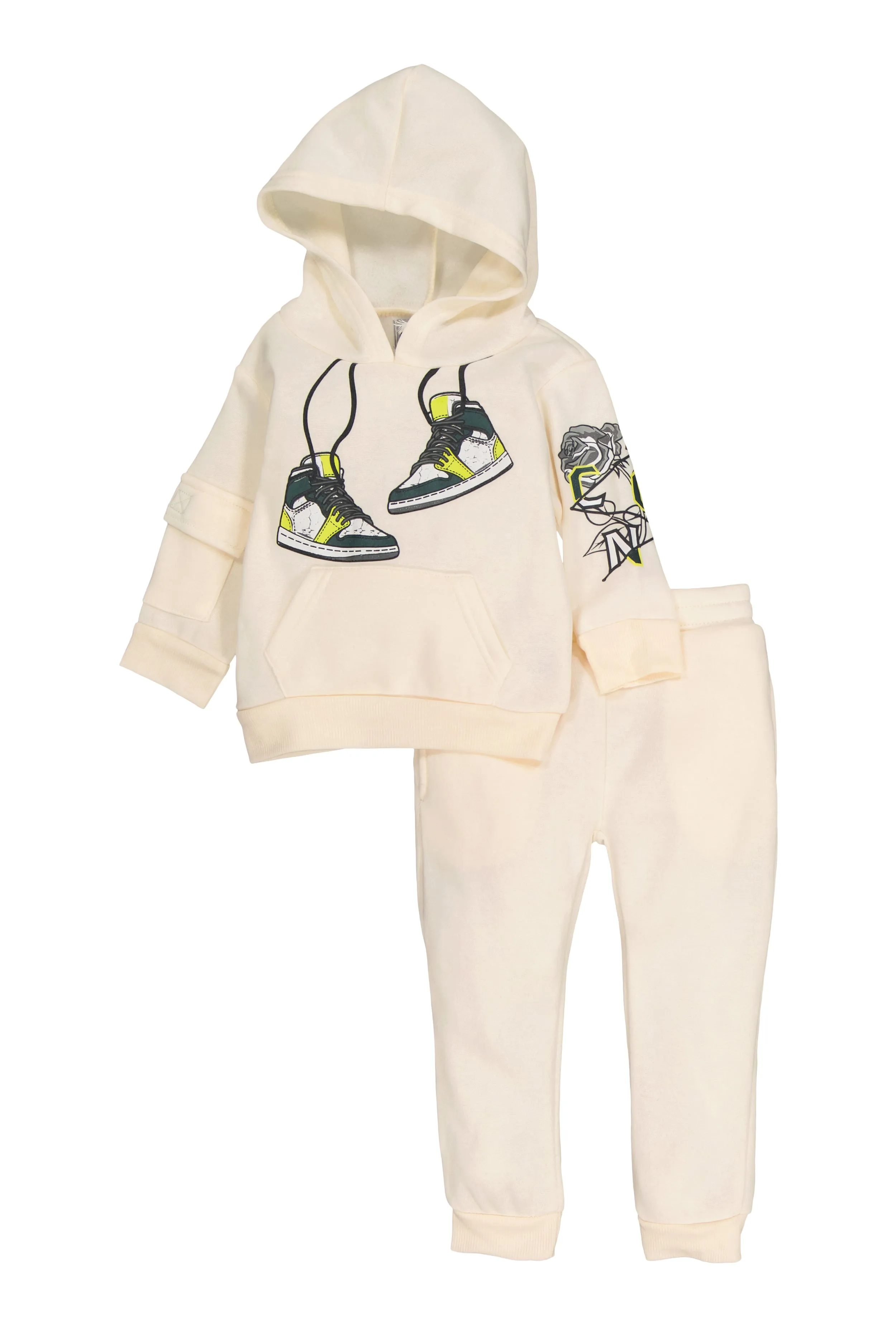 Baby Boys 12-24M Sneaker Graphic Hoodie and Joggers