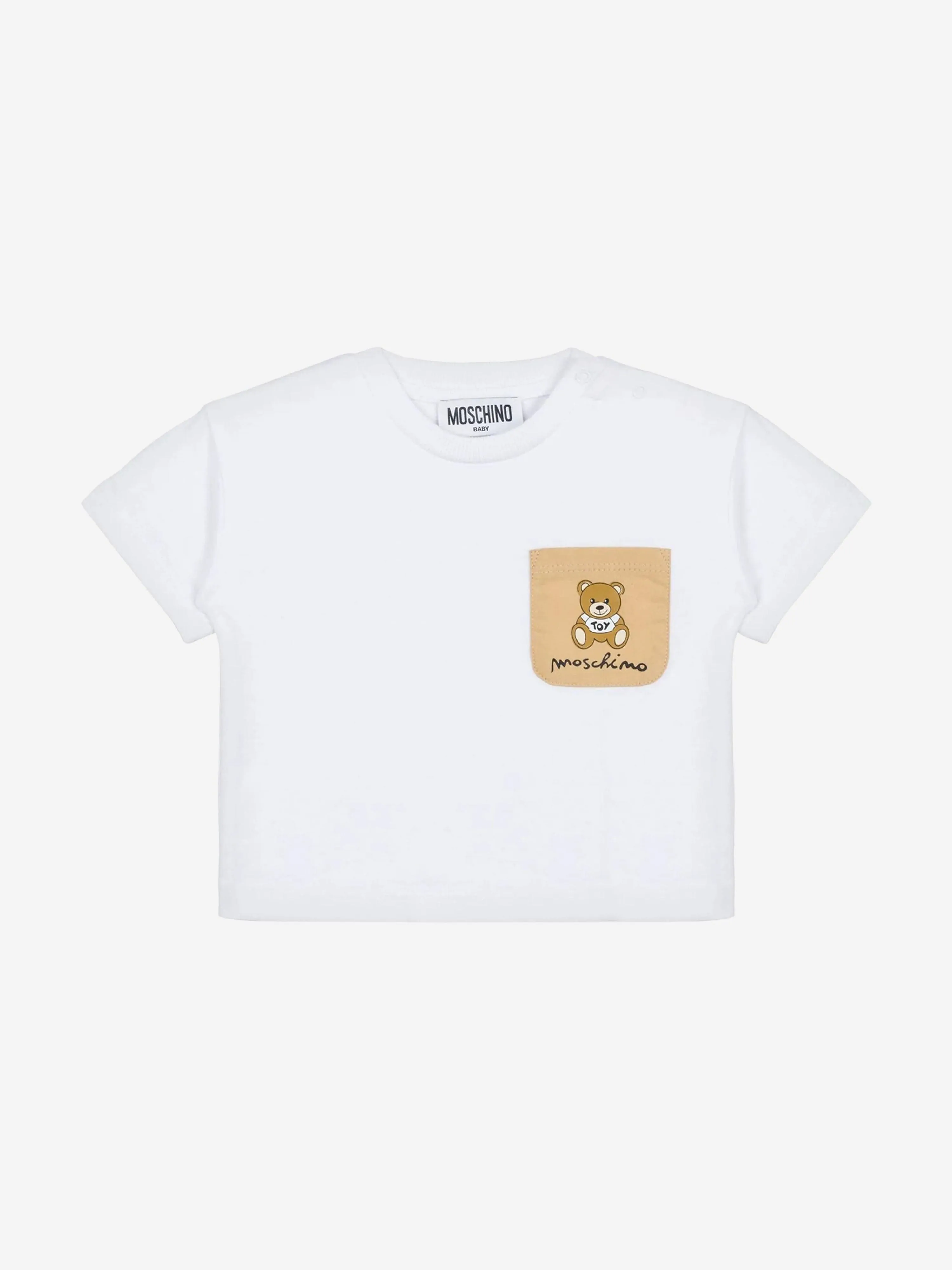 Baby Boys Teddy Bear Short Set in Beige