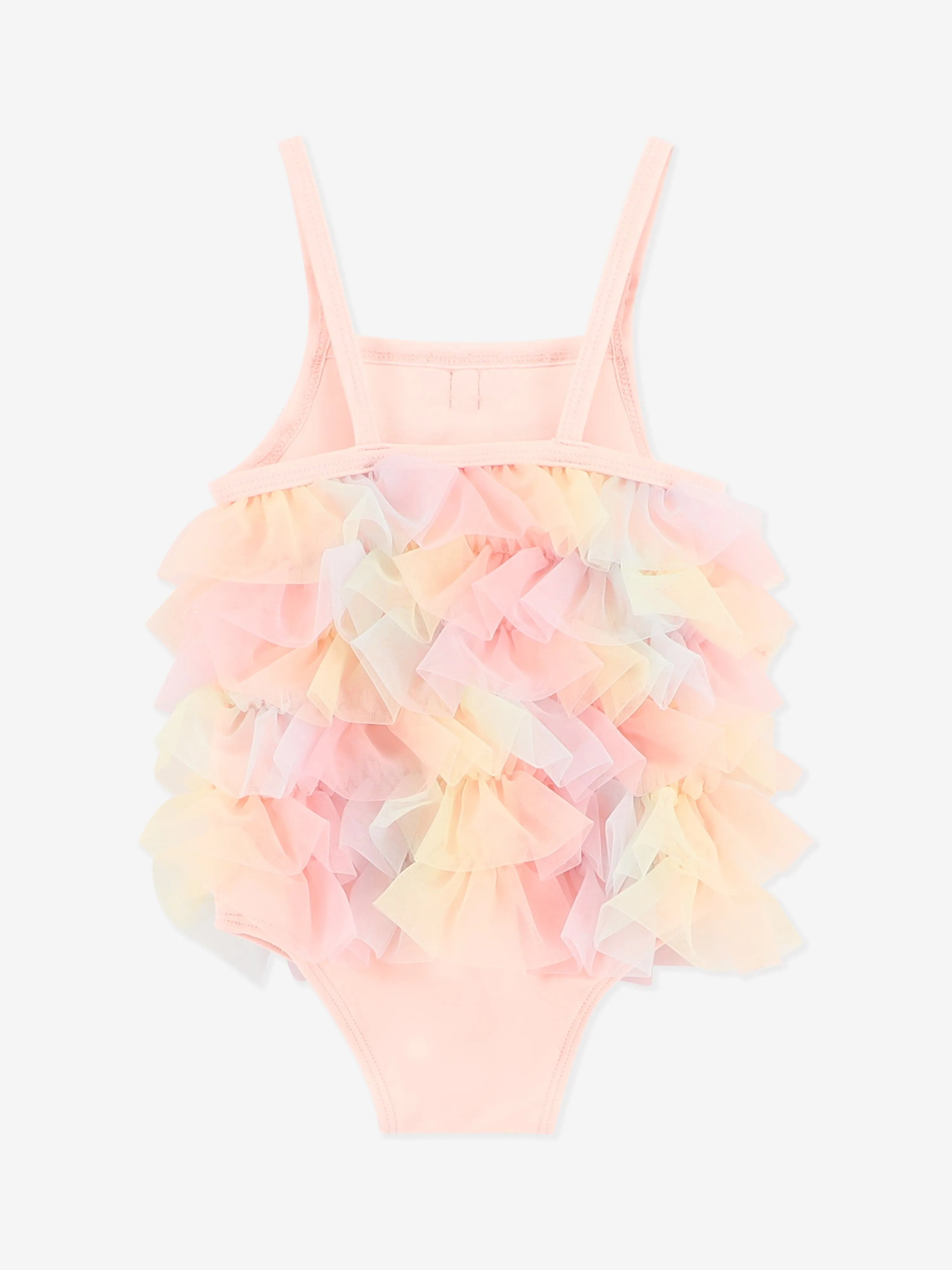 Baby Girls Minnow Rainbow Swimsuit in Pink