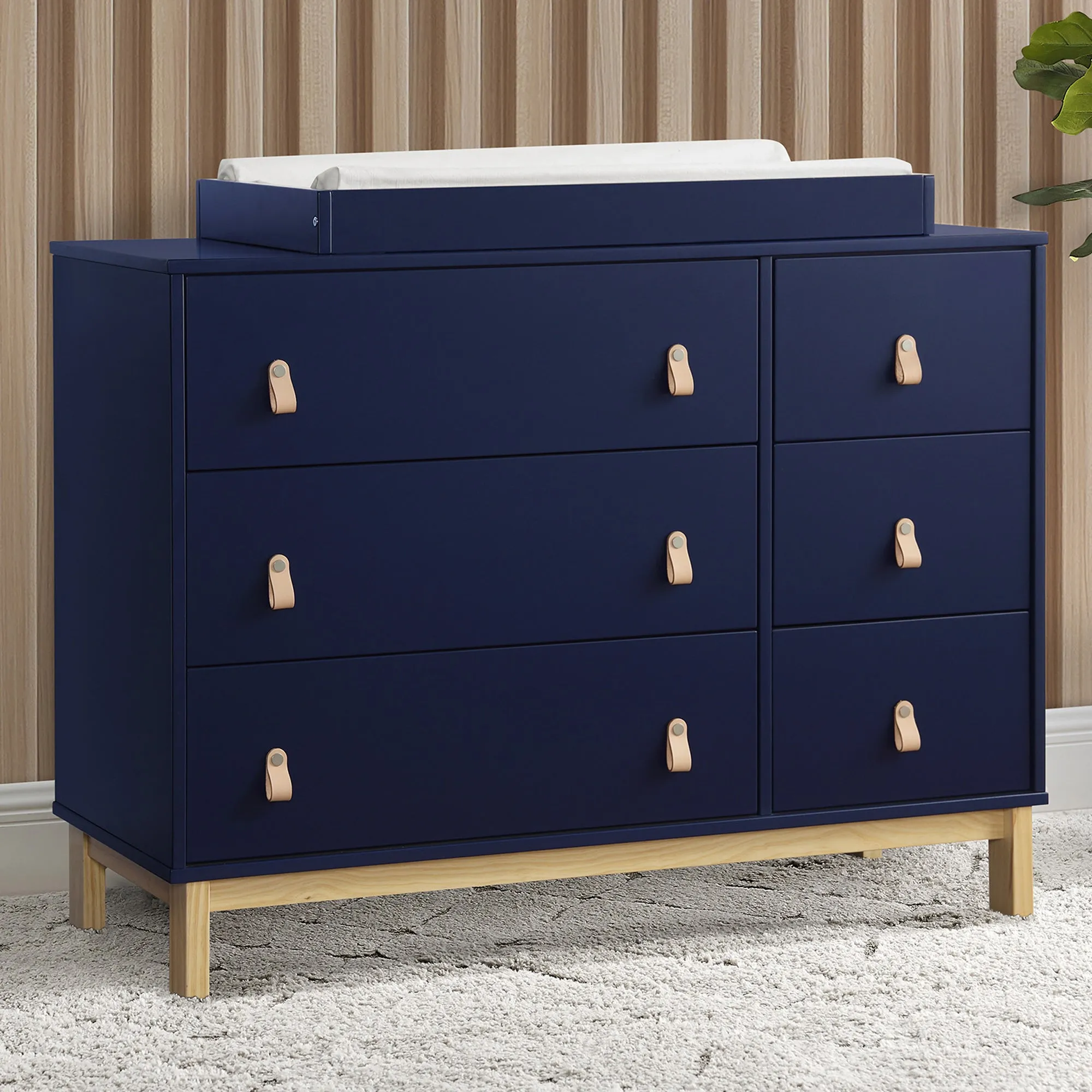 babyGap Legacy 6 Drawer Dresser with Leather Pulls and Interlocking Drawers