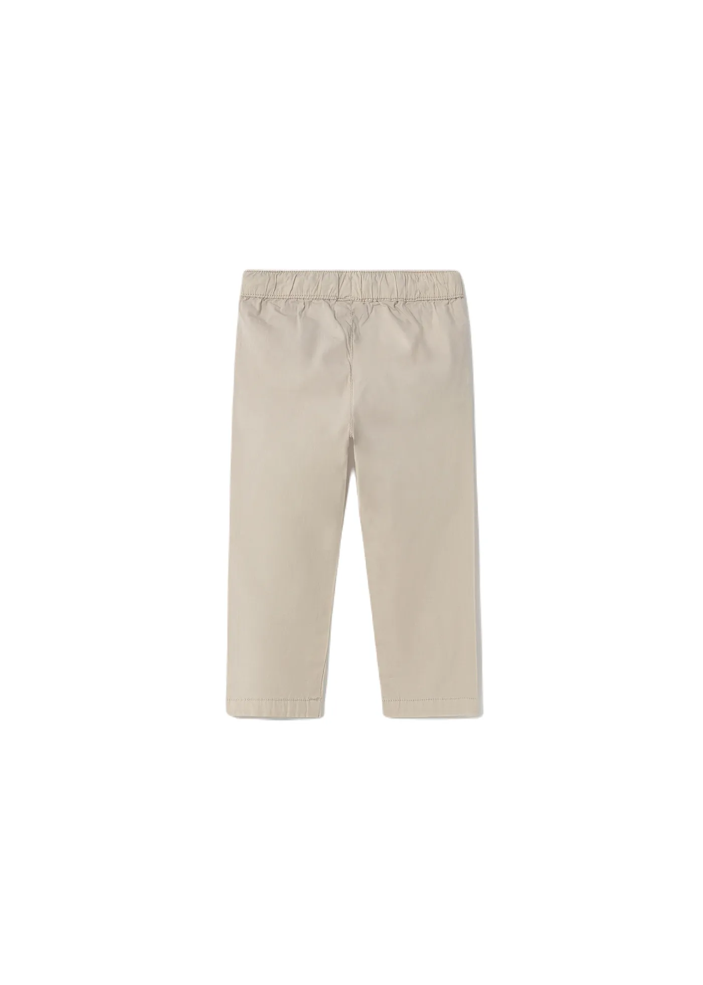 Beige Baby Straight-Leg Pants
