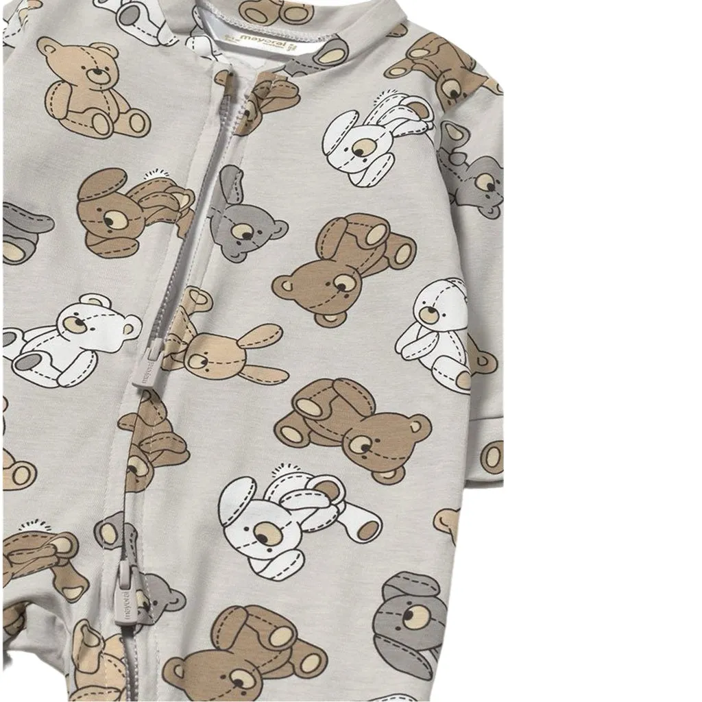 Beige Teddy Moon Pyjamas