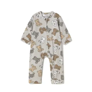 Beige Teddy Moon Pyjamas