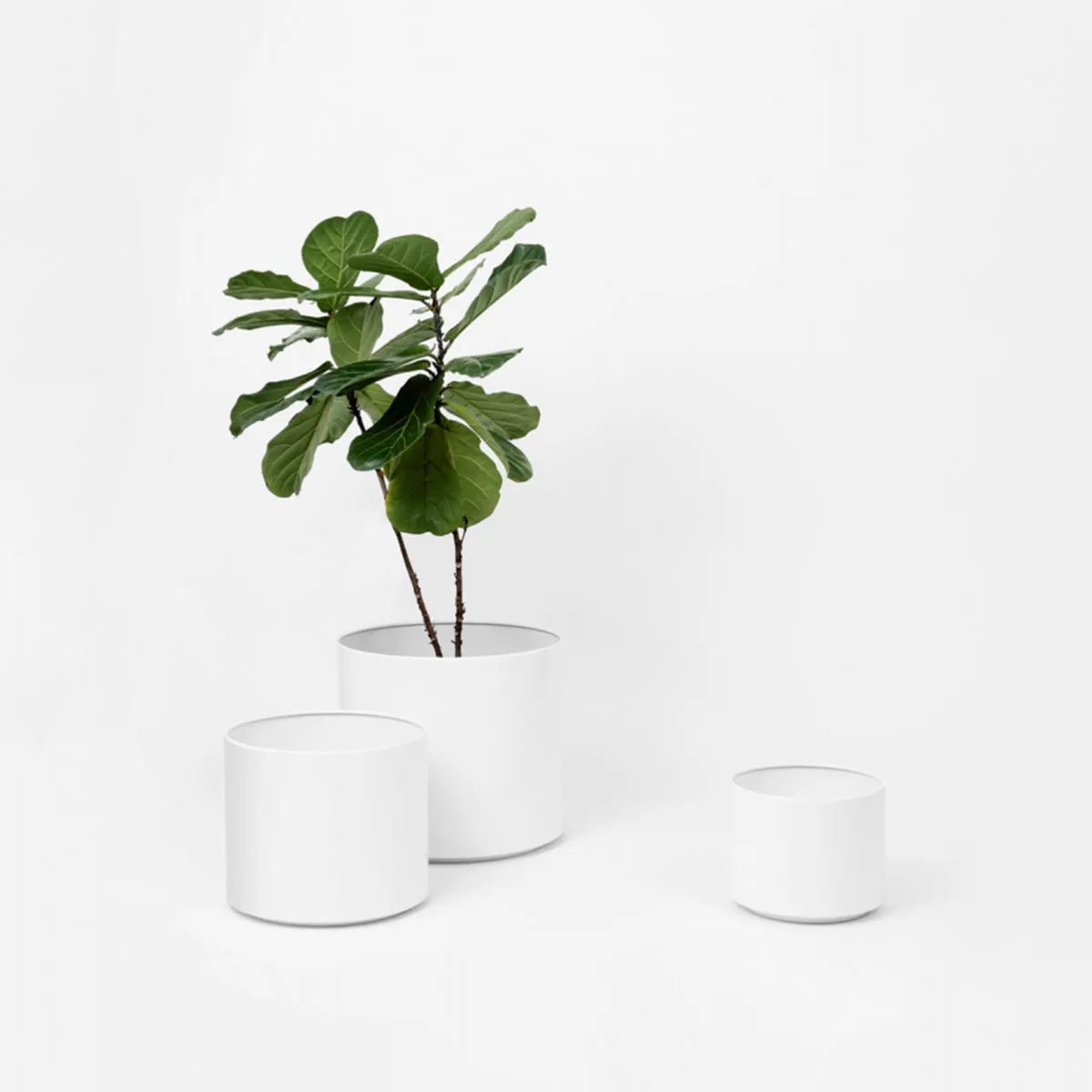 Benny Planter - White Medium