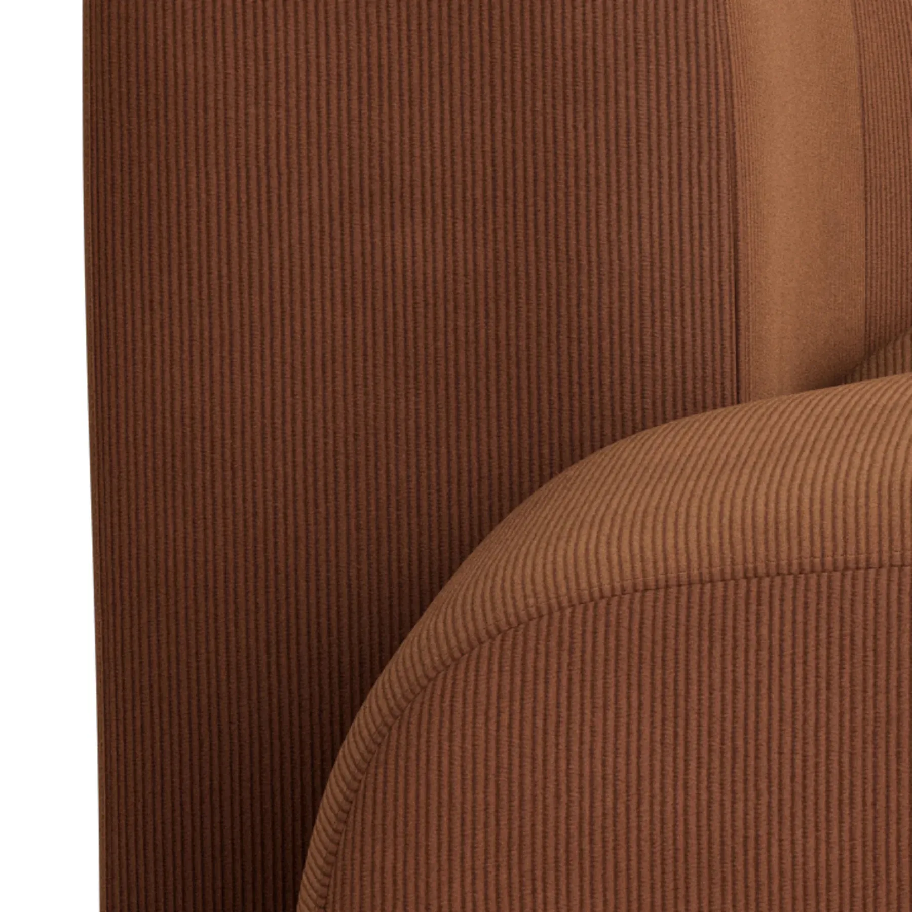 Berg Left Chaise Module - Corduroy Cocoa