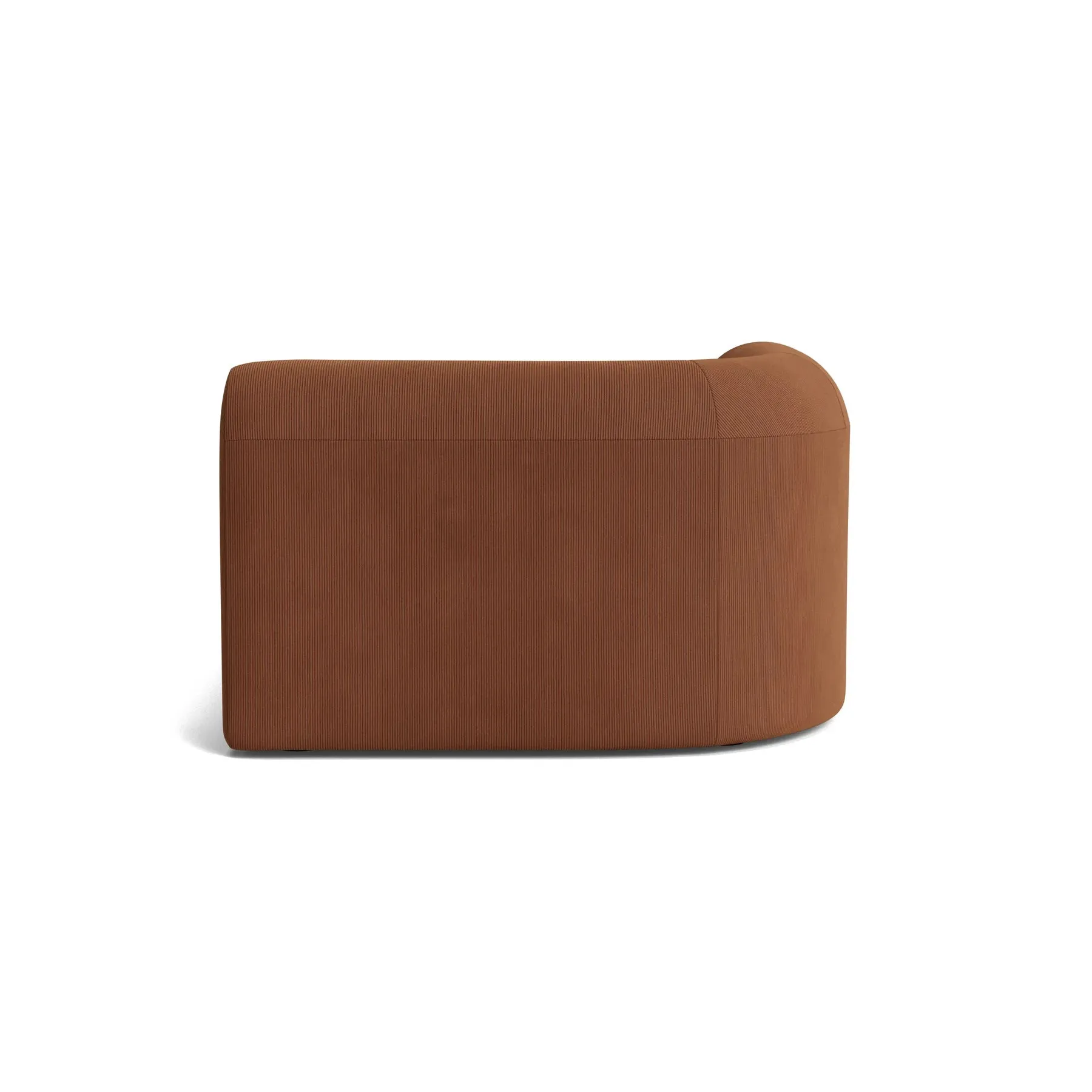 Berg Left Chaise Module - Corduroy Cocoa