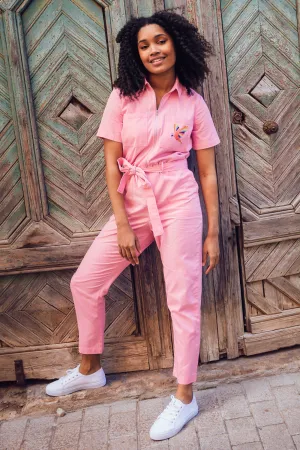 Billy Boilersuit - Pink. Rainbow Parrot