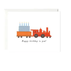 Birthday Train Birthday Card