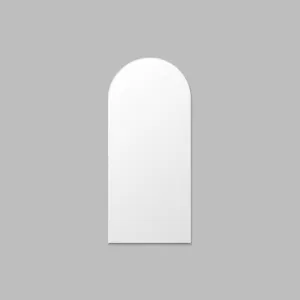 Bjorn Arch Floor Mirror - Bright White