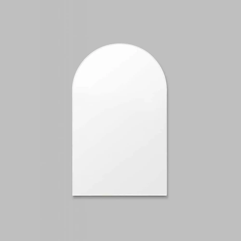 Bjorn Arch Mirror 55cm x 85cm - Bright White