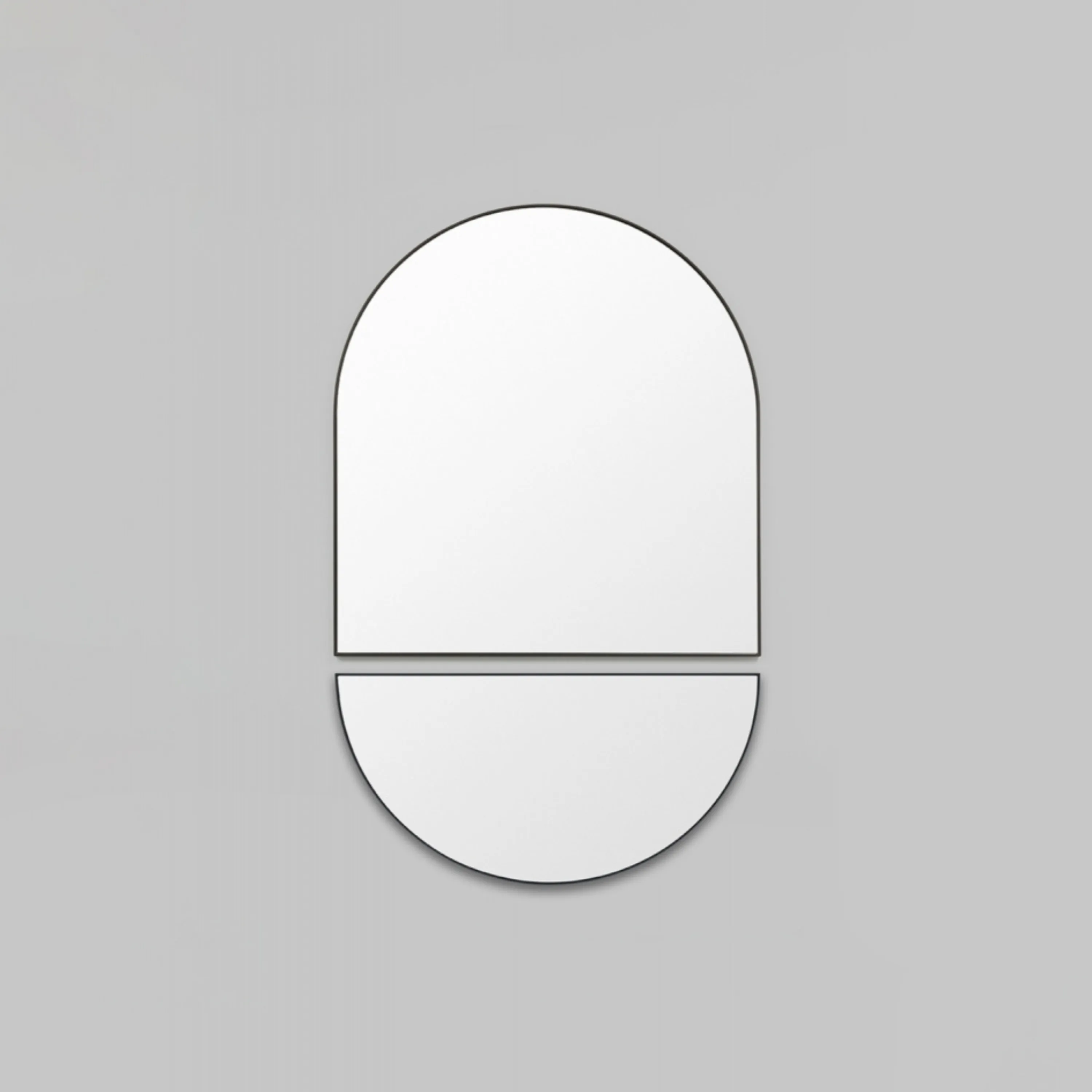 Bjorn Arch Mirror - Black