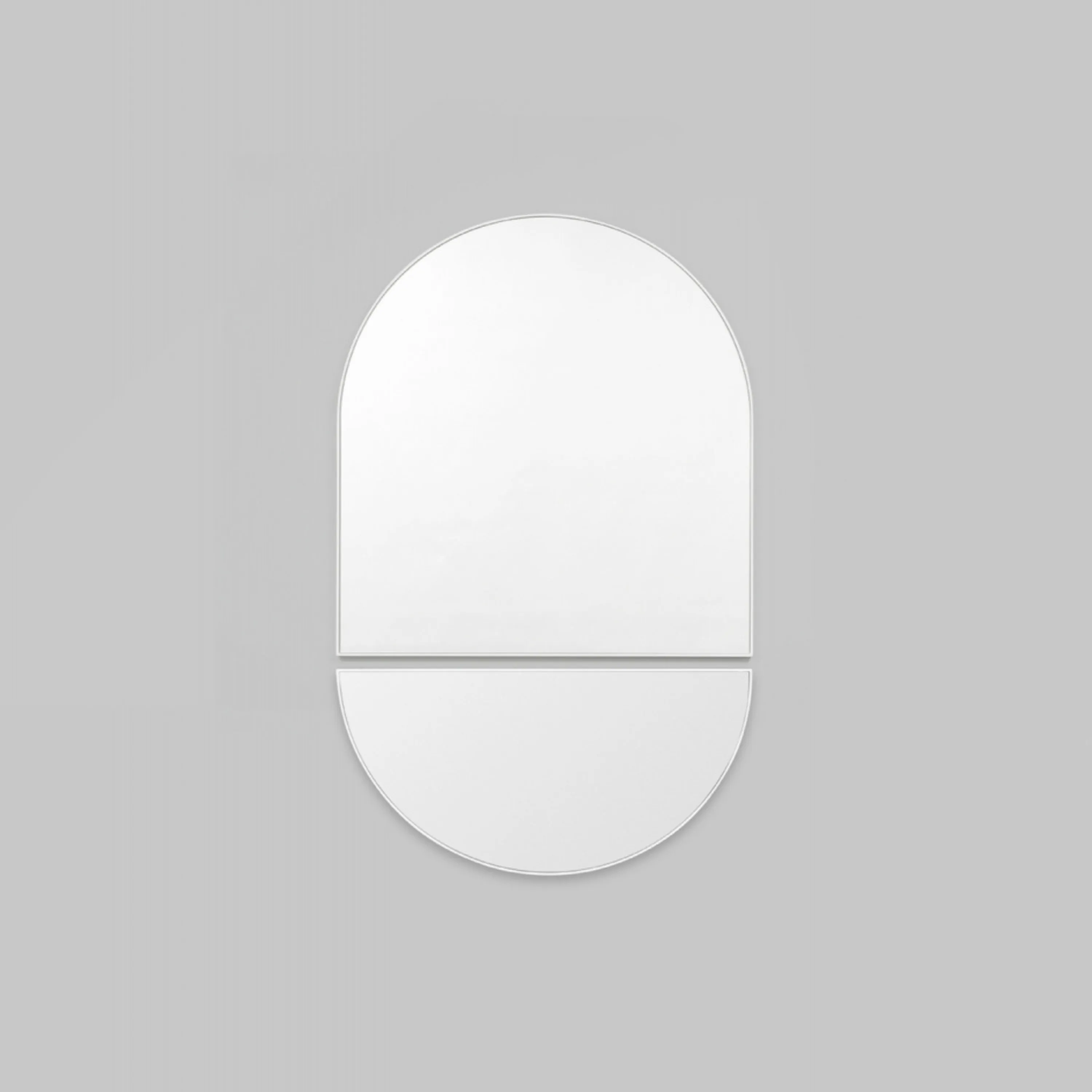 Bjorn Arch Mirror - Bright White