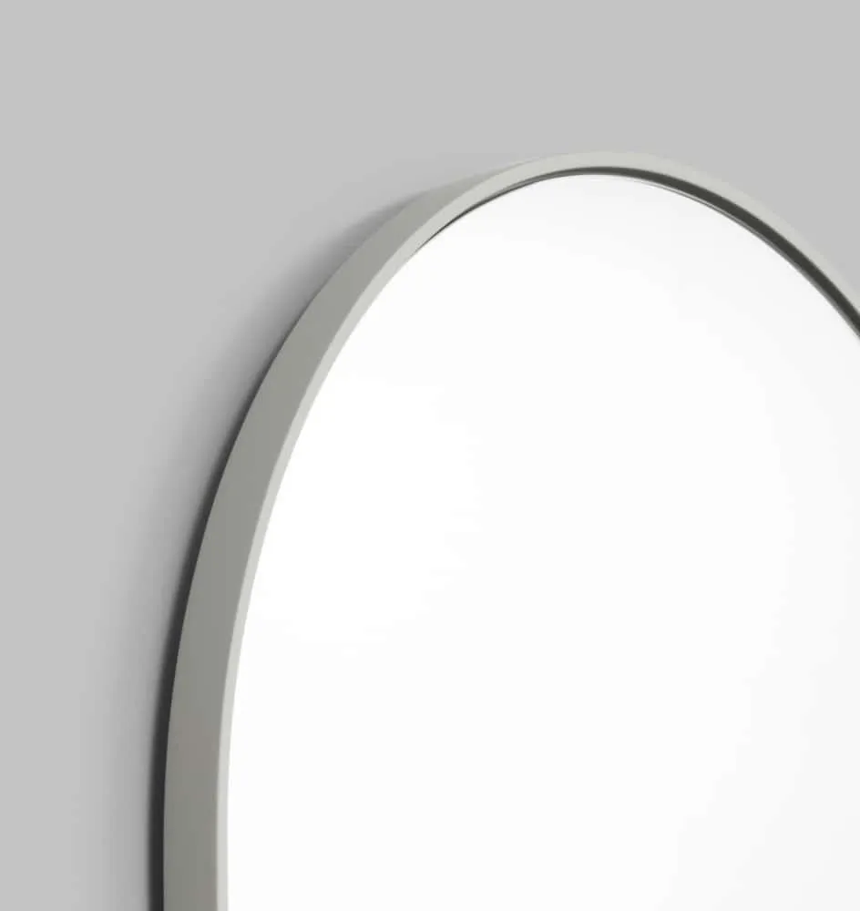 Bjorn Oval Mirror - Dove 65cm x 100cm