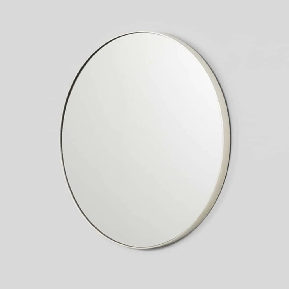 Bjorn Round Mirror - Silver 100cm