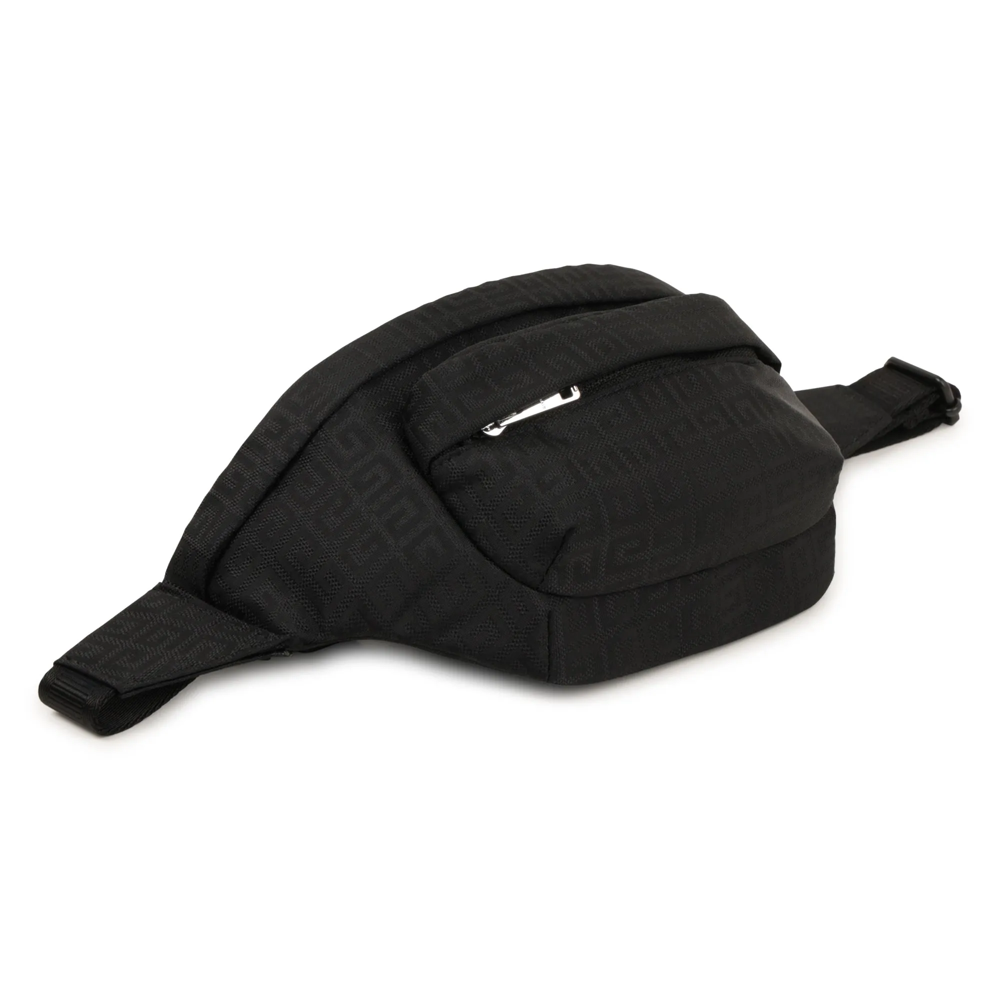 Black Light Blue Accented Fanny Pack