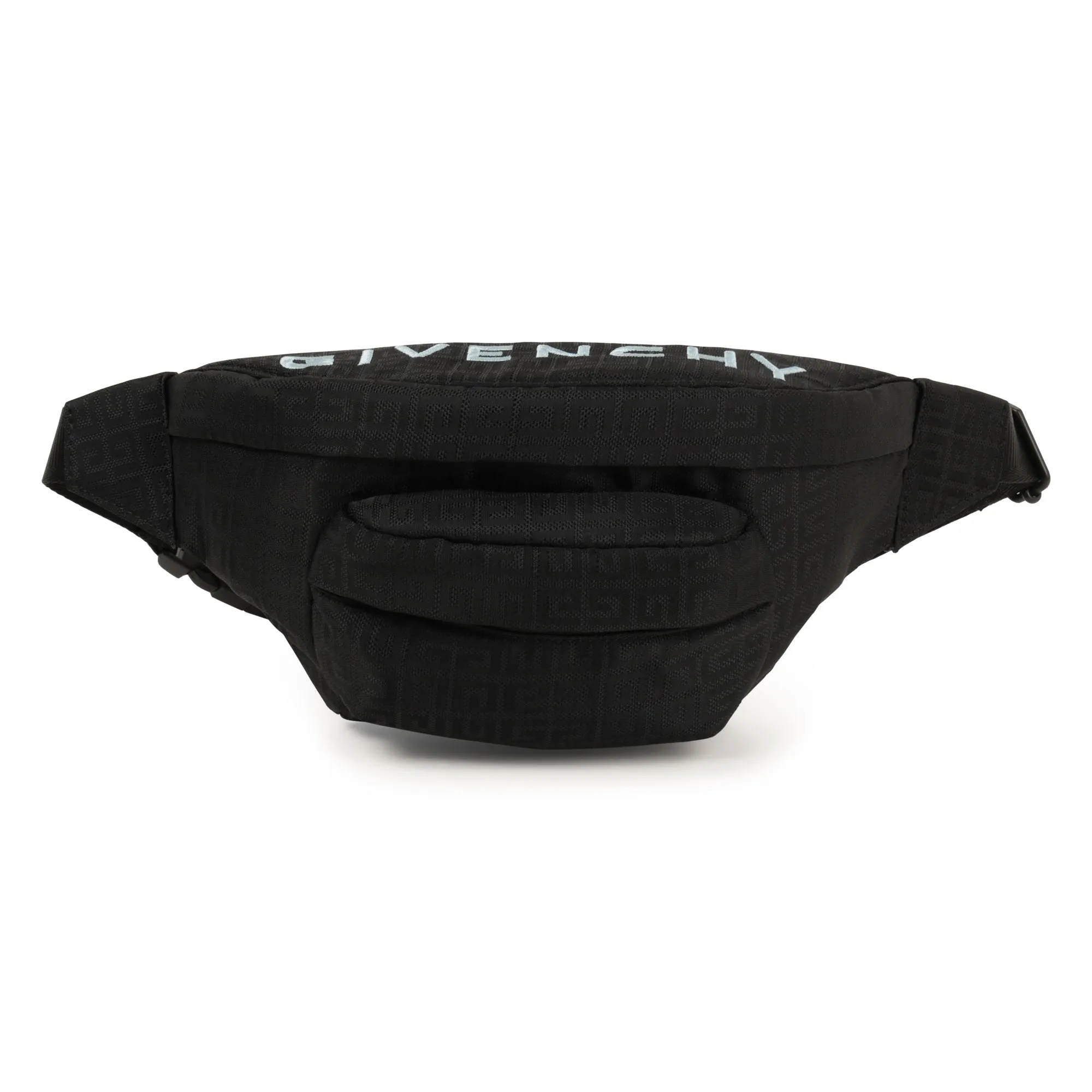Black Light Blue Accented Fanny Pack