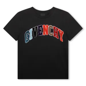 Black Multicolor Logo T-Shirt