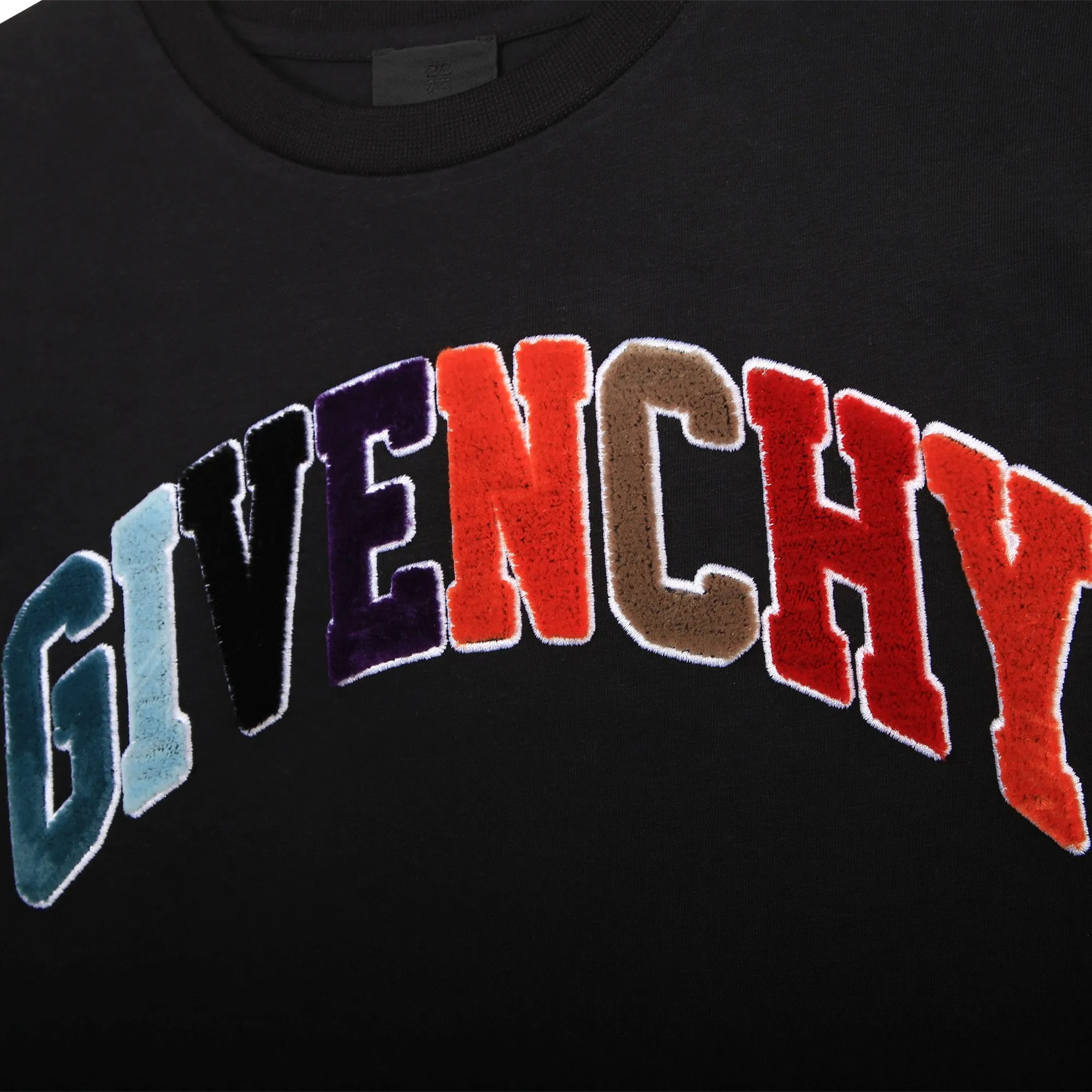 Black Multicolor Logo T-Shirt