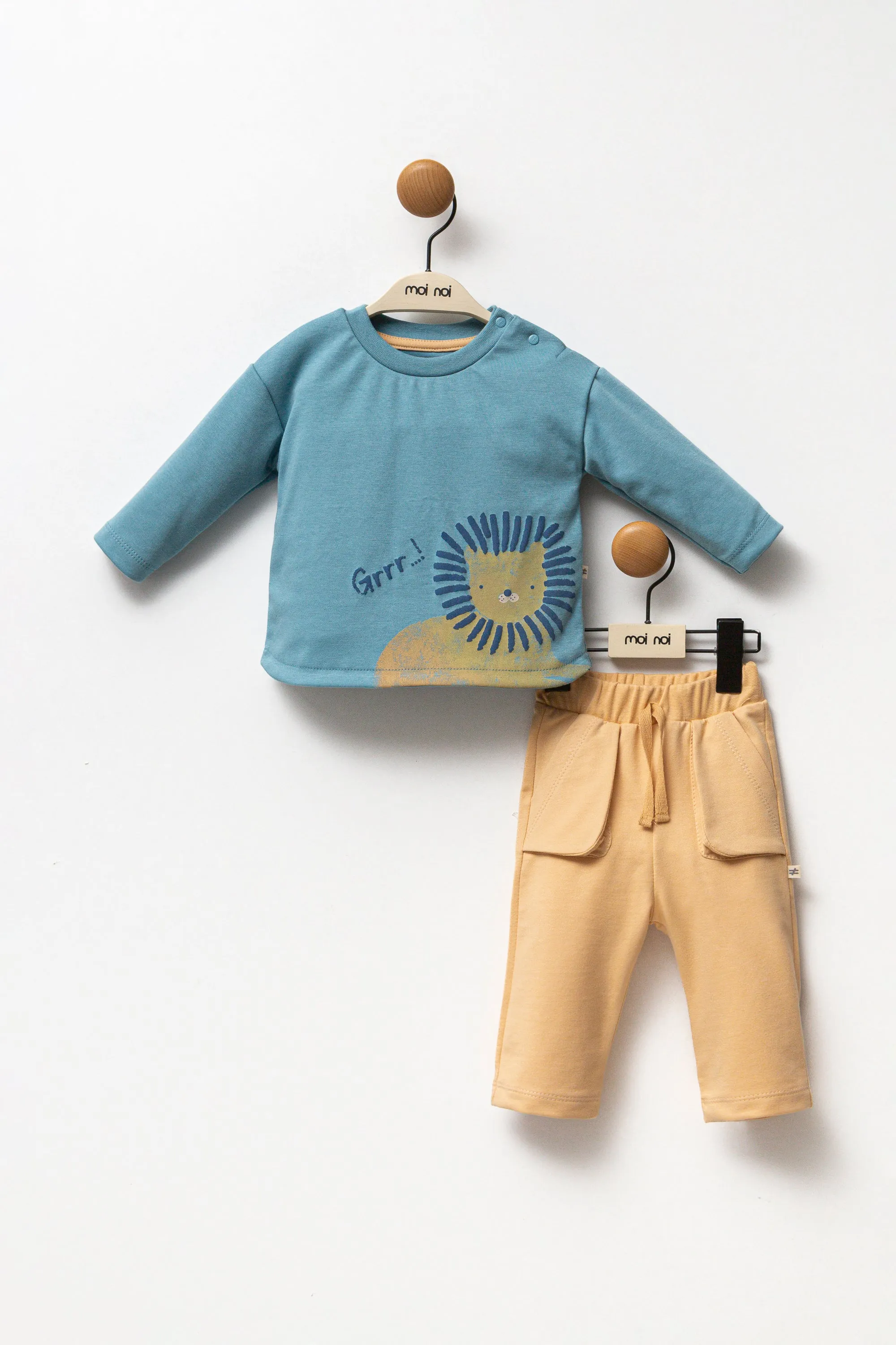 Blue Lion Graphic Outfit
