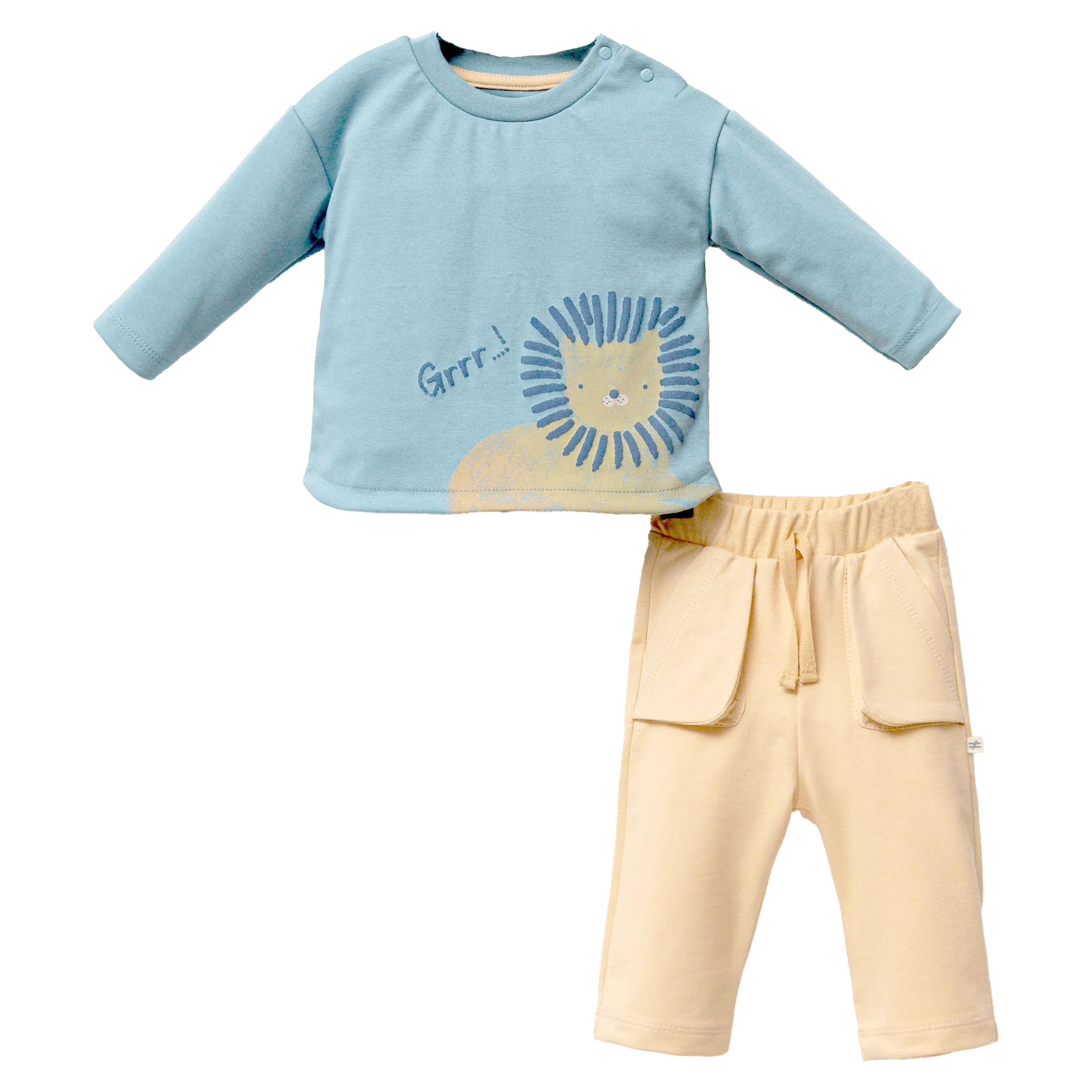 Blue Lion Graphic Outfit