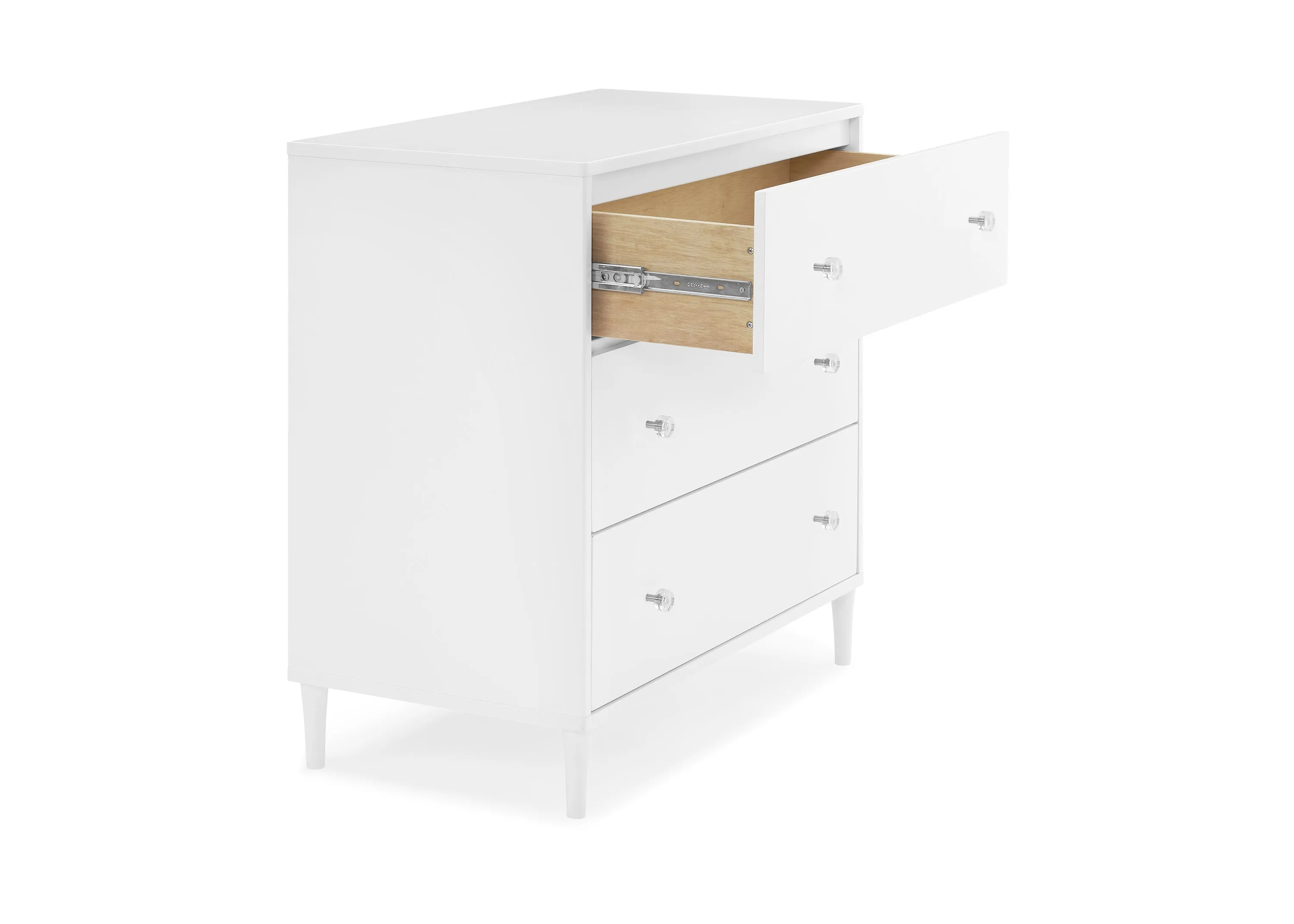 Bowie 3 Drawer Dresser with Changing Top and Interlocking Drawers