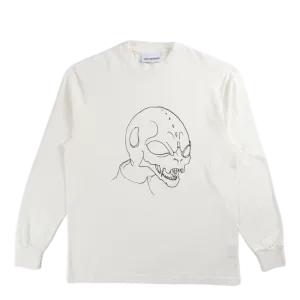 Boxy Tee Long Sleeve Off White