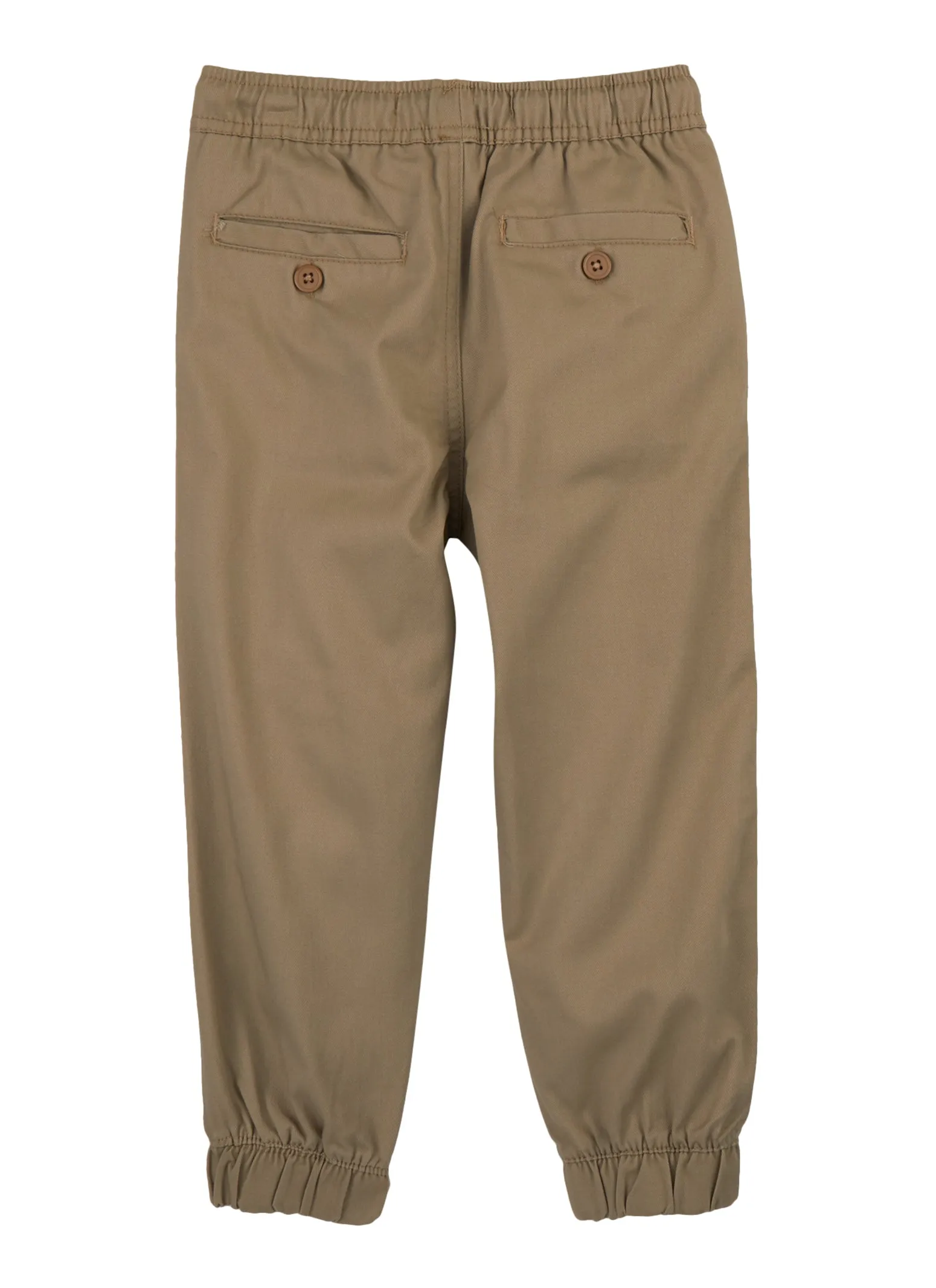 Boys 4-7 Twill Drawstring Waist Joggers