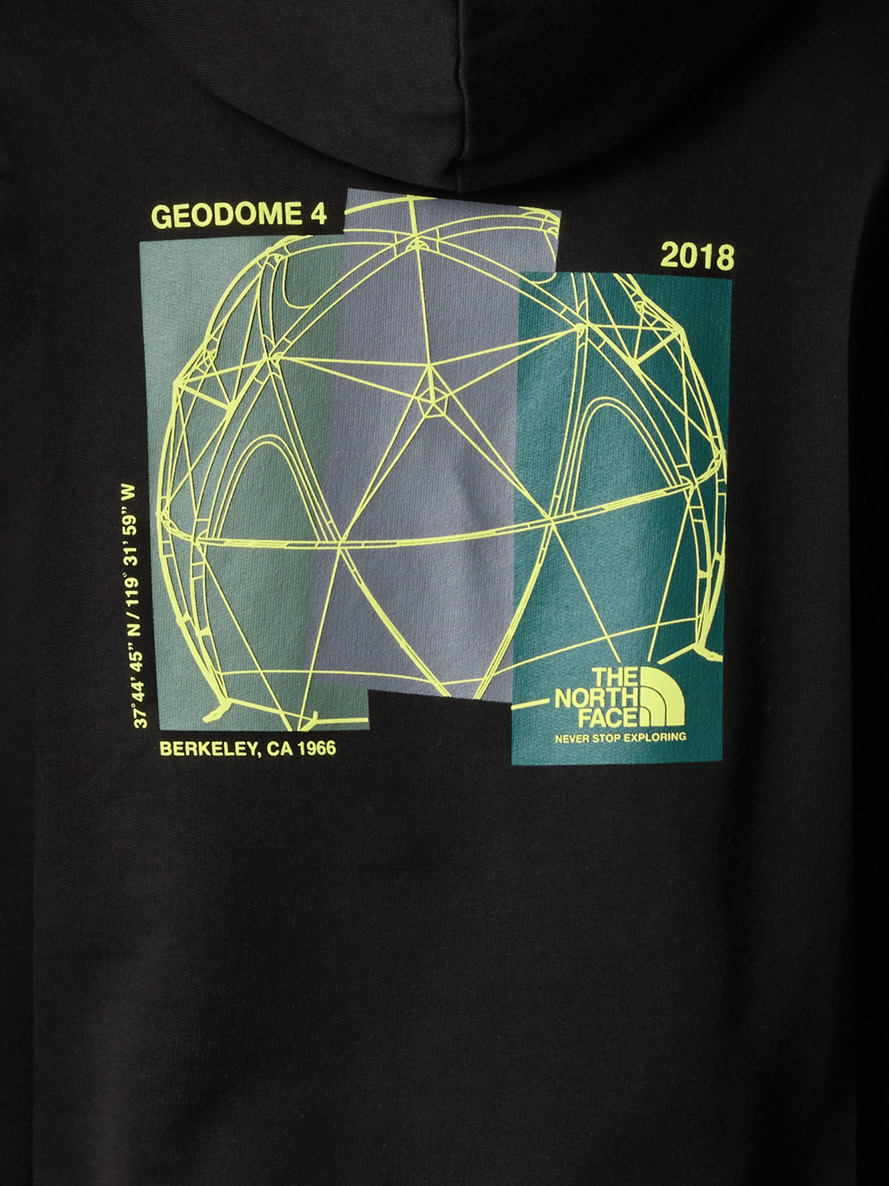 Boys Graphic Relaxed Hoodie in Black