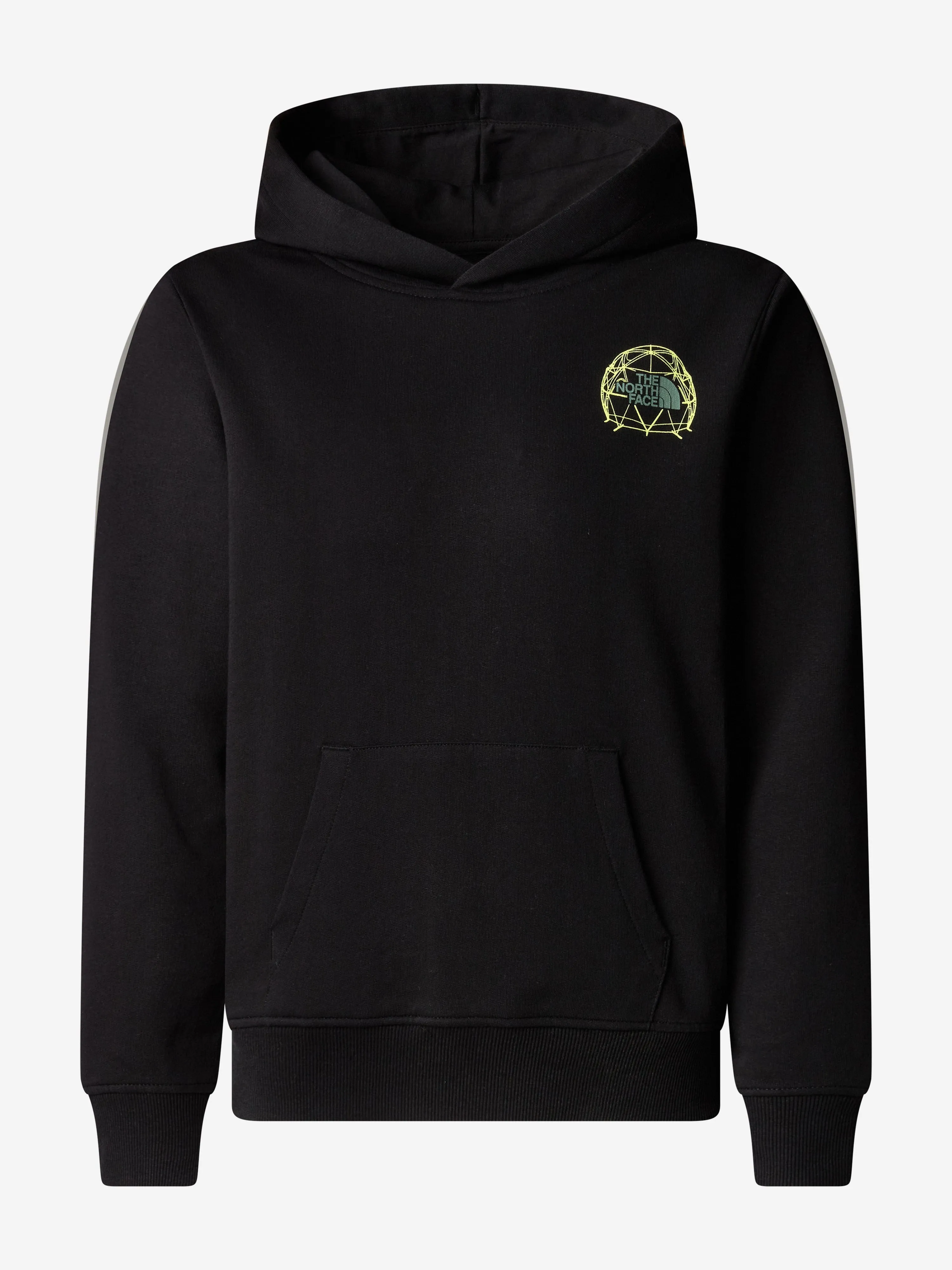 Boys Graphic Relaxed Hoodie in Black