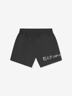 Boys Logo Swim Shorts in Black