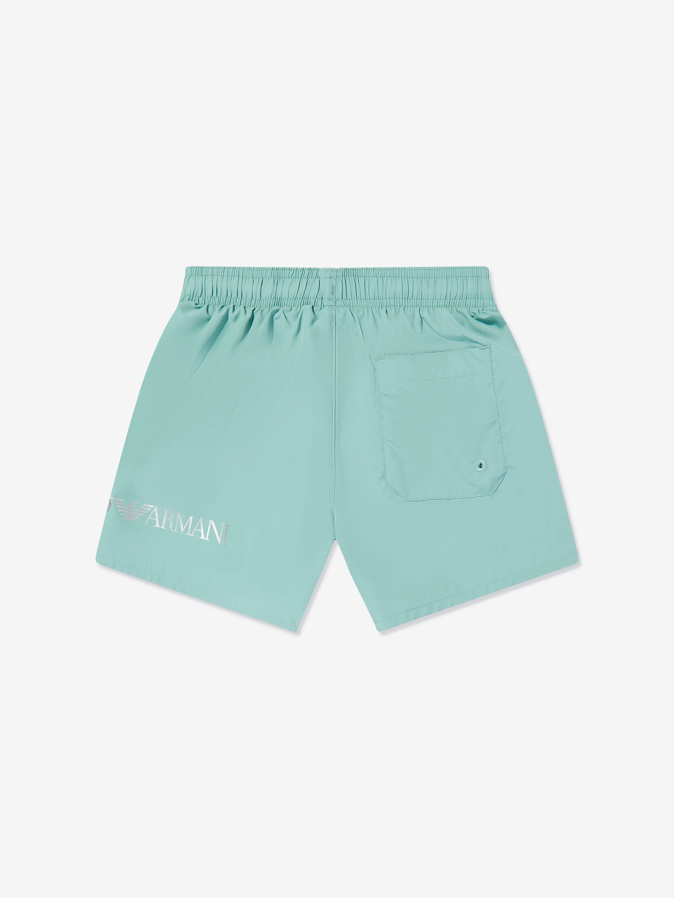 Boys Logo Swim Shorts in Green