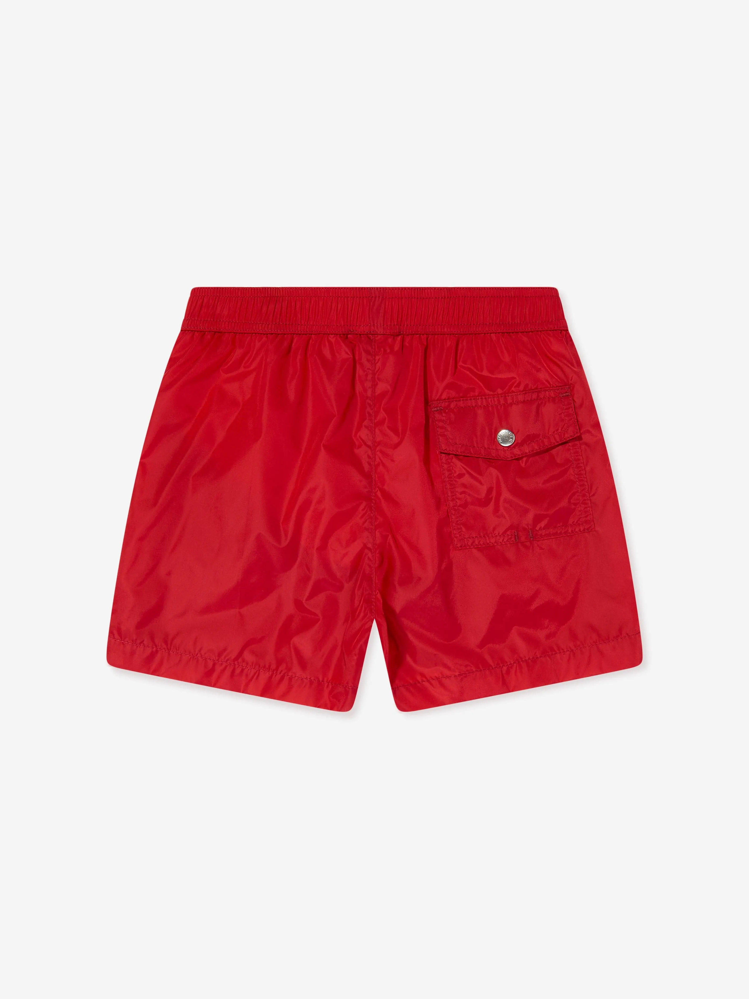 Boys Logo Swim Shorts in Red