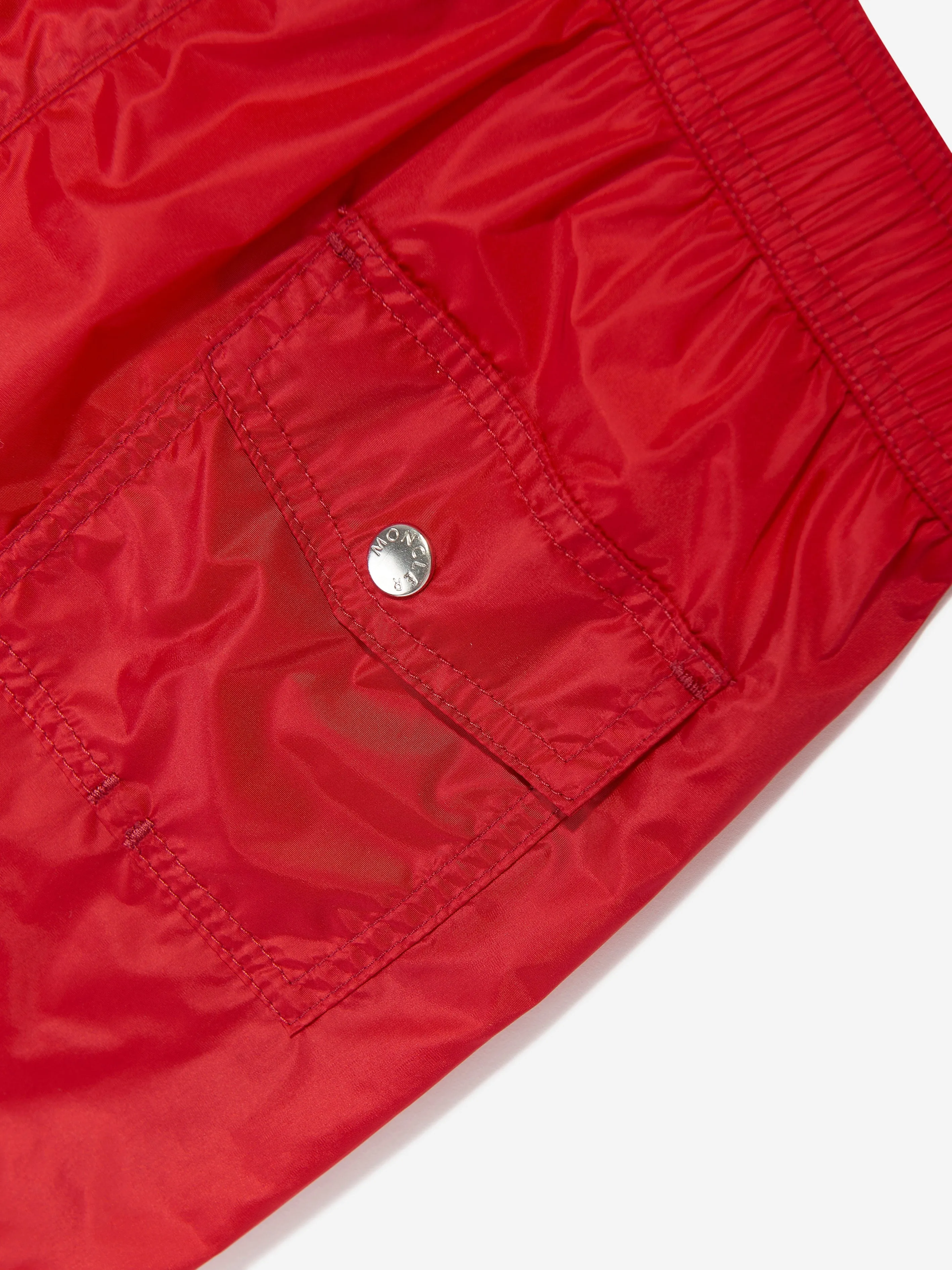 Boys Logo Swim Shorts in Red