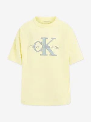 Boys Ottoman Applique Mono T-Shirt in Yellow